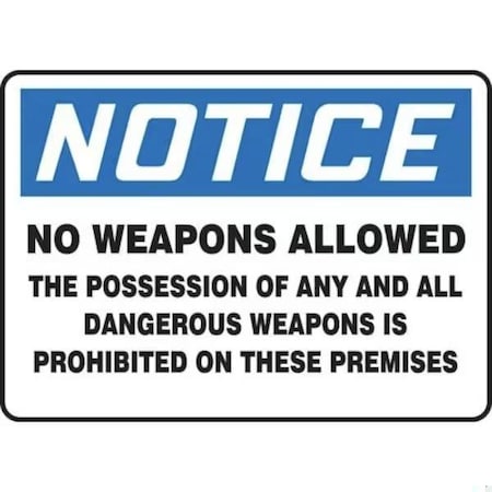 Accuform Aluminum, 4 in x 6 in, Mounting Holes MACC825VA